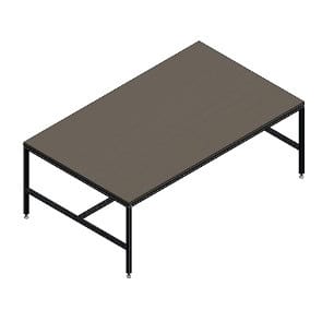 Mesa aluminio trabajo taller
