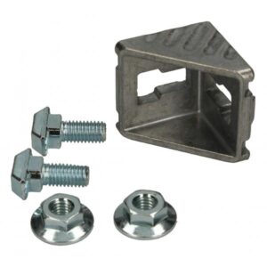 Set escuadra 20X20 con tornillo y tuerca