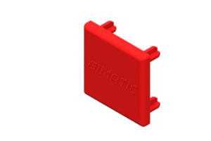 Tapa para extruido 25x25