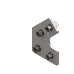 Placa de fijación a 45º, con tornillos Sku: MFI-A221
