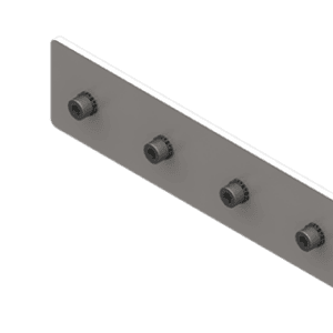 Placa de fijación recta, largo 160 mm, con tornillos Sku: MFI-A228